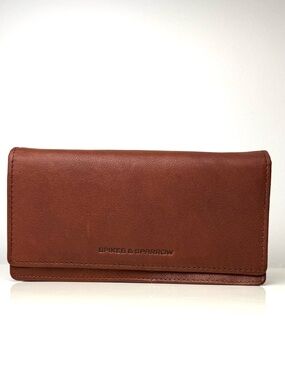 Spikes & Sparrow Leather Accordion Wallet